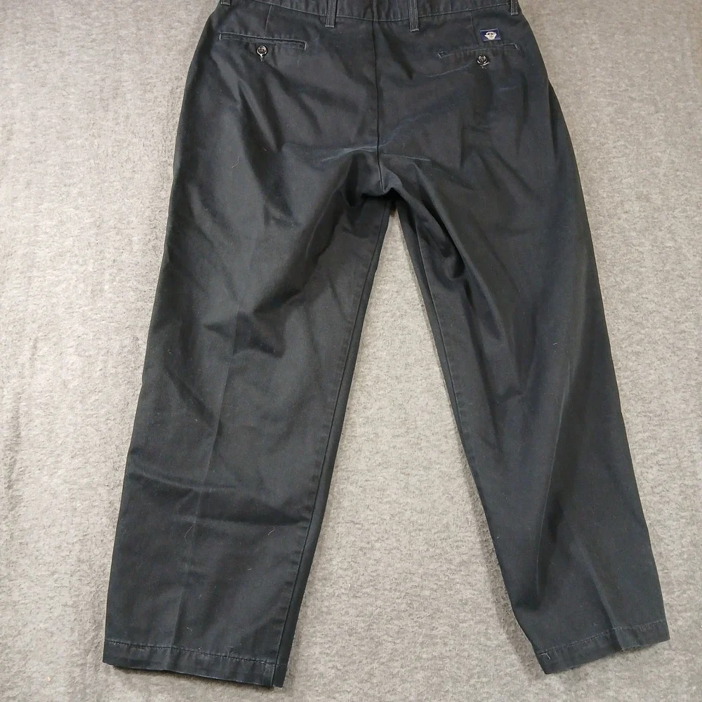 Dockers Khakis Pants Mens W38 L29 Black‎ Cotton Straight Leg 405818159